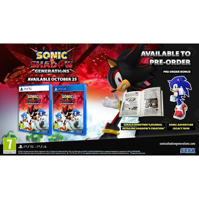 Sonic X Shadow Generations Standard PS5