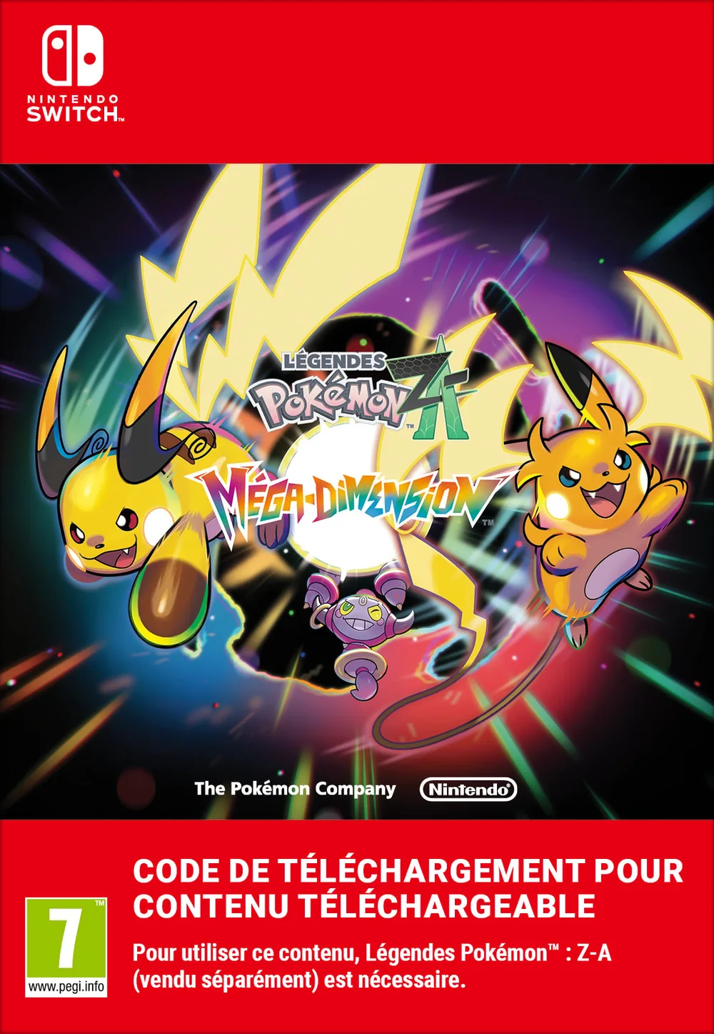 Nintendo Légendes Pokémon Z-A Méga-Dimension Switch