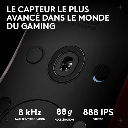 Logitech G PRO 2 LIGHTSPEED Mouse - vue 4