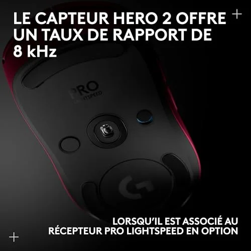 Logitech G PRO 2 LIGHTSPEED Mouse - vue 9