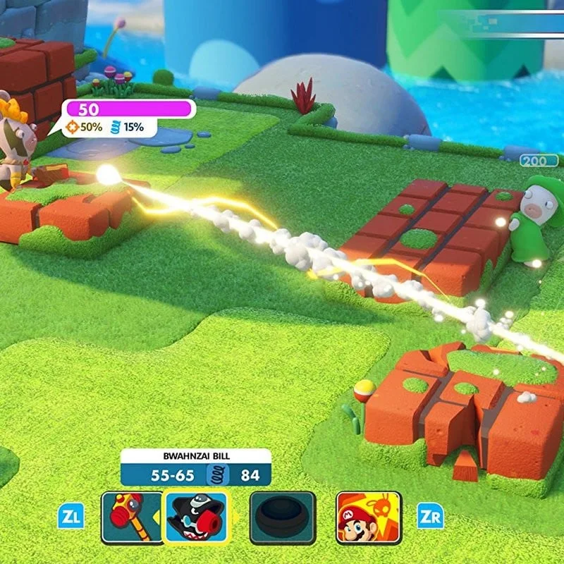 Mario et Les Lapins Crétins Kingdom Battle Switch - vue 1