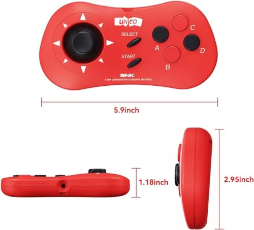 Mini Pad SNK MVS Mini Pad Rouge - vue 3