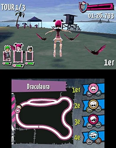 Monster High : Course de Rollers Incroyablement Monstrueuse 3DS - vue 7