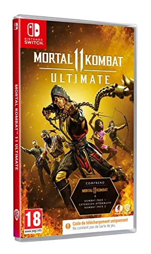 Mortal Kombat 11 Ultimate Code dans la boîte Switch