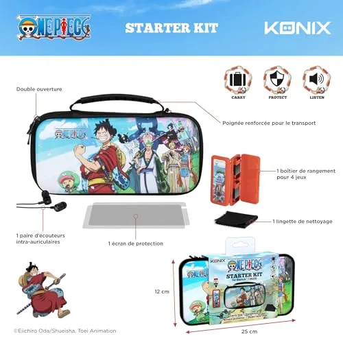 Pack daccessoires gaming Starter Kit Nintendo Switch Switch Lite et Switch OLED - Konix - vue 2