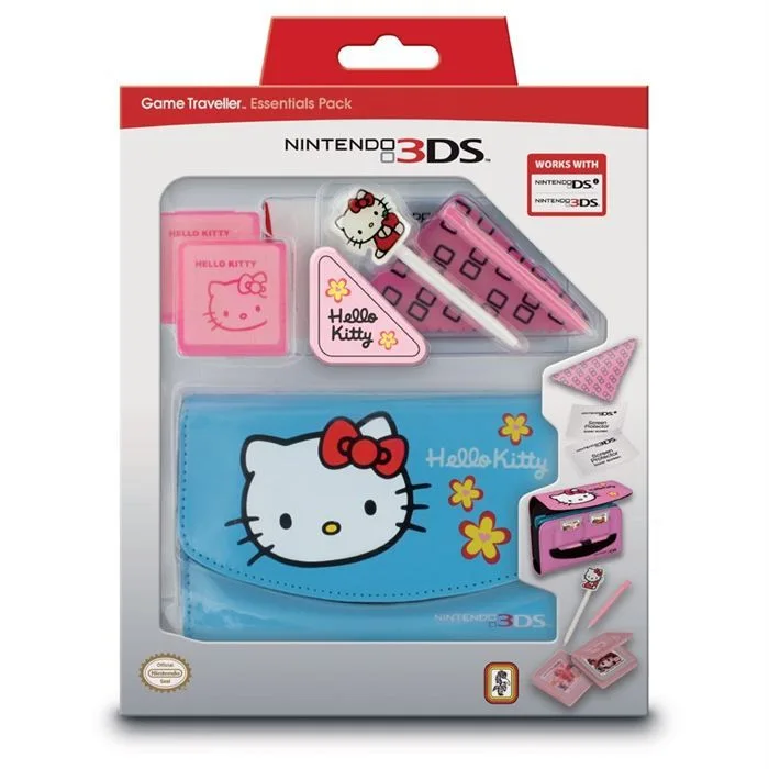 Bigben Essential Pack Hello Kitty Bleu New 2DS XL/New 3DS XL