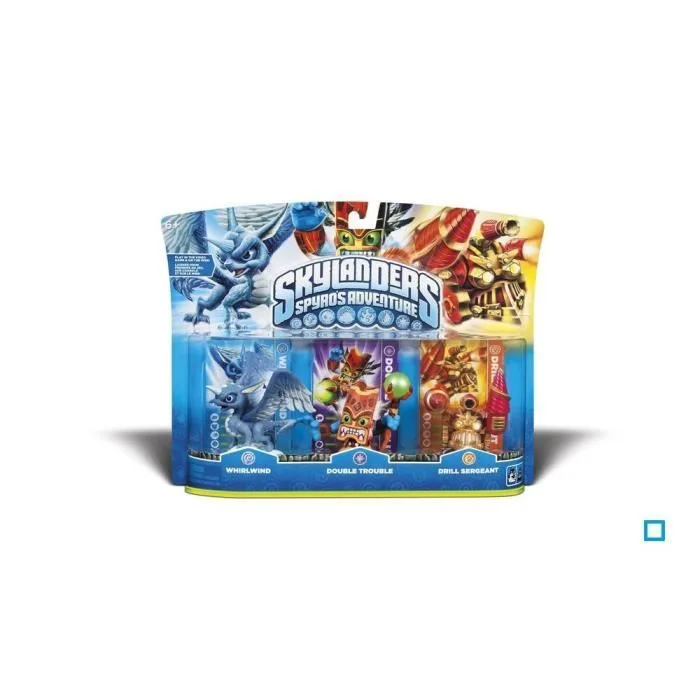 Skylanders Triple Pack F: Whirlwind, Double Trouble, Drill Sergeant
