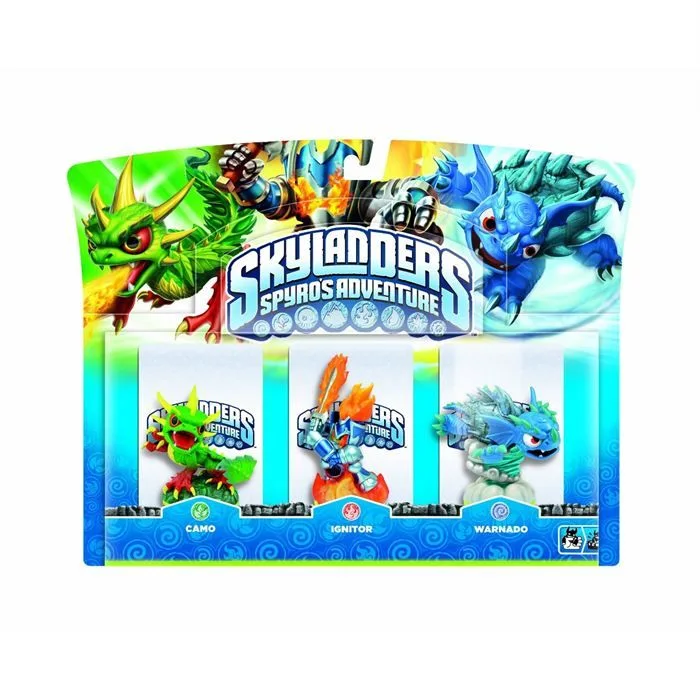 Skylanders Spyro’s Adventure Triple Pack Camo Ignitor Warnado