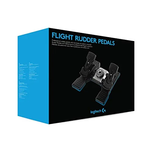 Logitech G Saitek Pro Flight Rudder Pedals PC - vue 7
