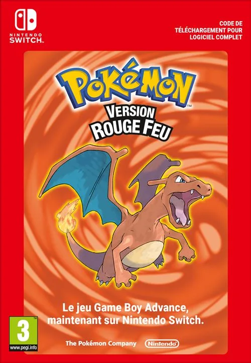 Nintendo Pokémon Version Rouge Feu Switch