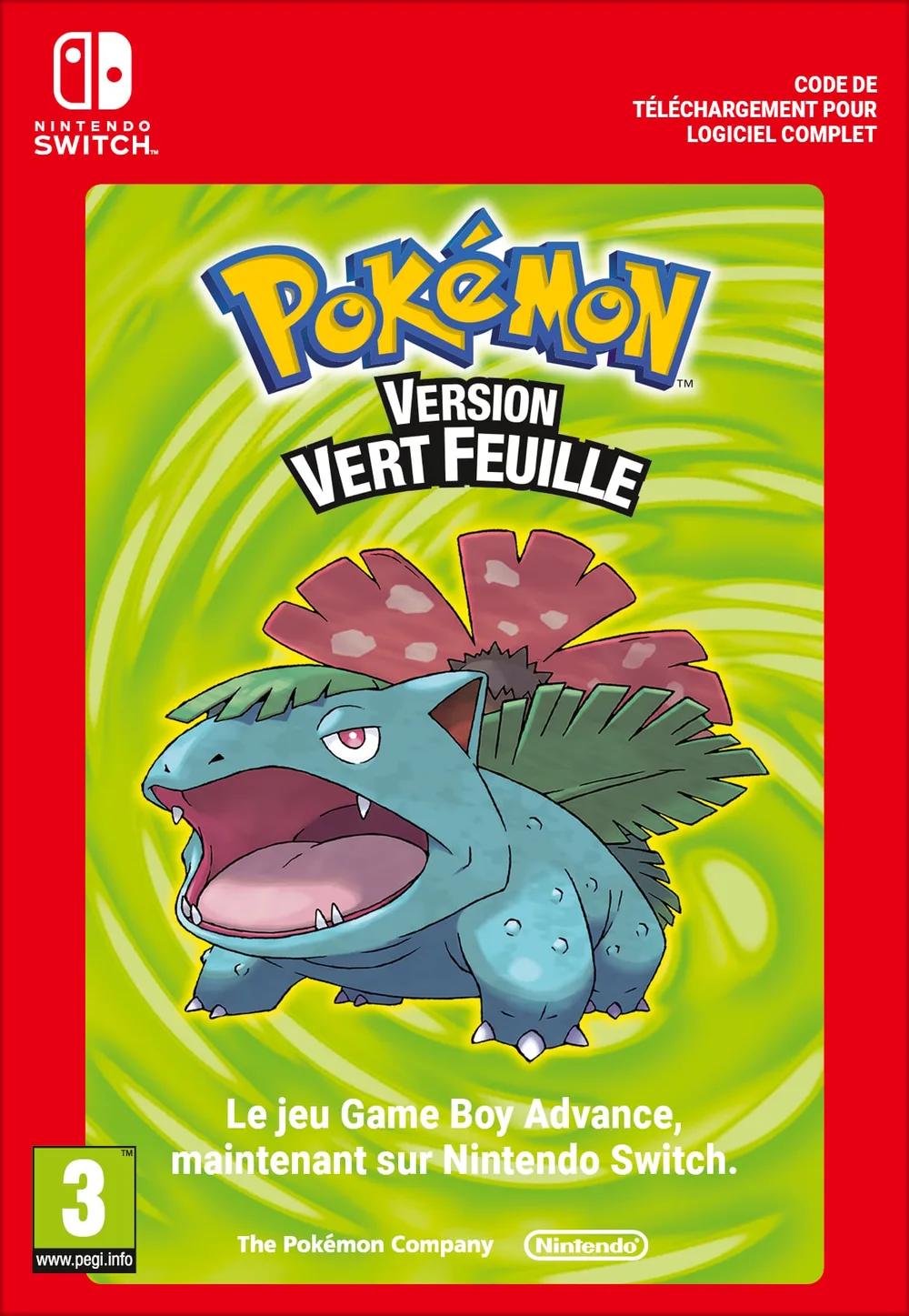 Nintendo Pokémon Version Vert Feuille Switch