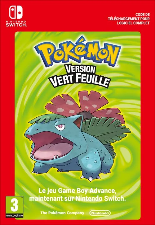Nintendo Pokémon Version Vert Feuille Switch