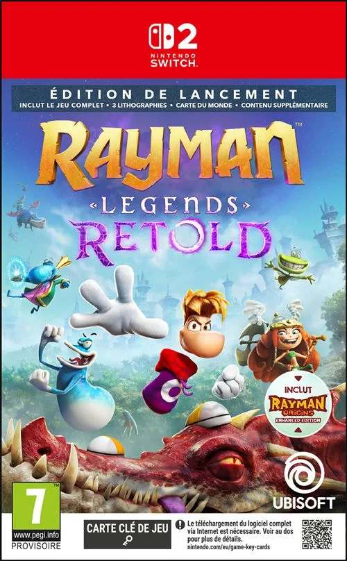 Ubisoft Rayman Legends Retold Launch Edition Switch 2