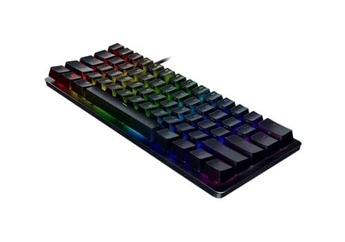 Razer Huntsman Mini Optical Gaming Keyboard Rouge Switch US Noir - vue 8
