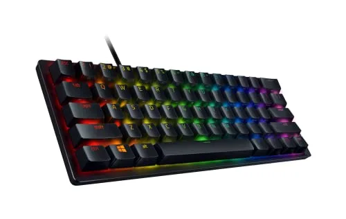 Razer Huntsman Mini Optical Gaming Keyboard Rouge Switch US Noir - vue 9