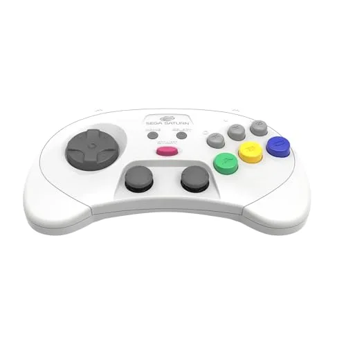 Retro-Bit Sega Saturn Pro White - vue 6