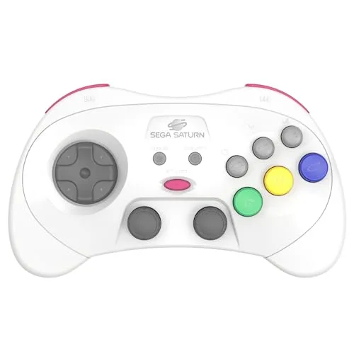 Retro-Bit Sega Saturn Pro White - vue 7