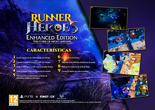 Runner Heroes The Curse of Night and Day Enhanced Edition PS5 - vue 2