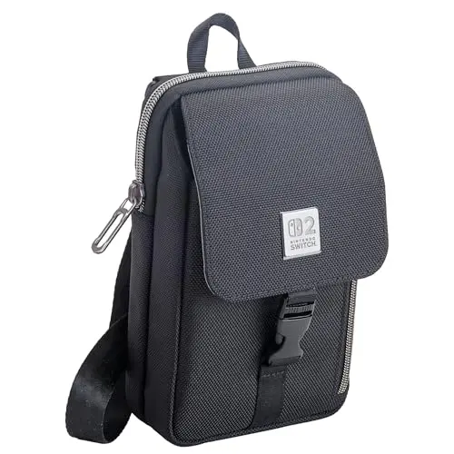 Sac bandoulière - NINTENDO - Switch 2 - Compatible Switch et OLED - Multicolore - Réglable - vue 2
