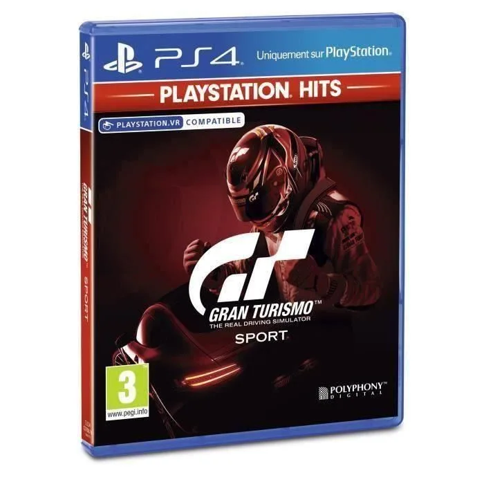 Gran Turismo Sport PlayStation Hits PS4