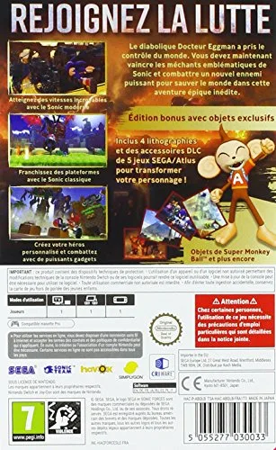 Sonic Forces Edition Bonus Jeu Switch - vue 2