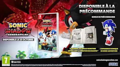 Sonic X Shadow Generations Switch - vue 2