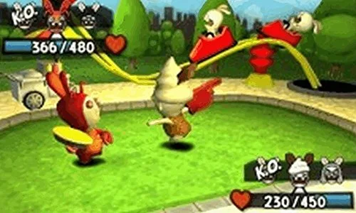 THE LAPINS CRÉTINS LA GROSSE BAGARRE / Jeu 3DS - vue 3