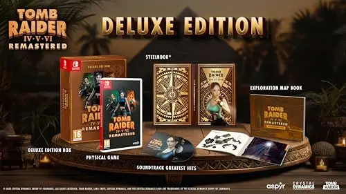 Tomb Raider IV-VI Remastered Deluxe Edition Switch - vue 2