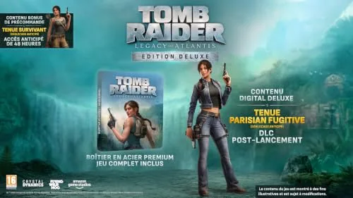 Tomb Raider: Legacy of Atlantis Deluxe PS5 - vue 2