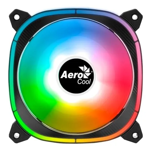Ventilateur - Aerocool - Astro 12F RGB - 12cm - Noir - 1000 trs/mn - 17.5 dB - vue 2