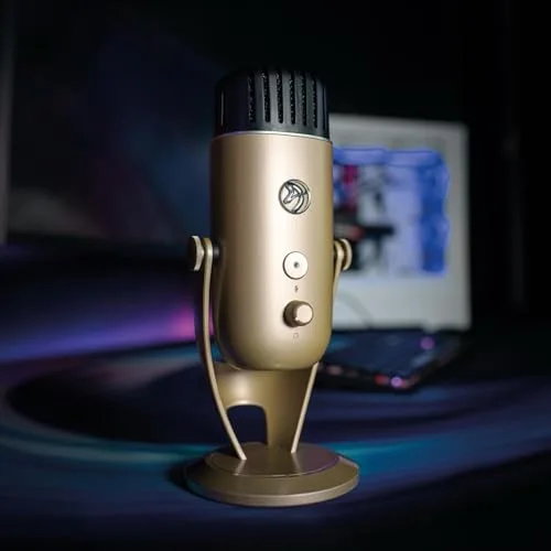 Arozzi Colonna Microphone de streaming Or - vue 2