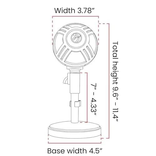 Arozzi Sfera Microphone Blanc - vue 3