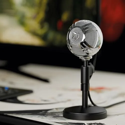Arozzi Sfera Microphone Chrome - vue 5