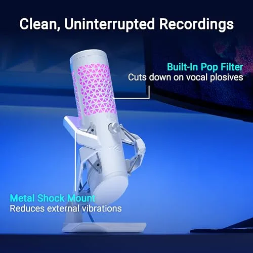 ASUS ROG Carnyx Blanc Microphone USB - vue 5