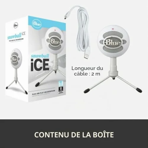 Blue Microphones Snowball iCE Blanc - vue 2