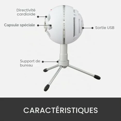 Blue Microphones Snowball iCE Blanc - vue 5