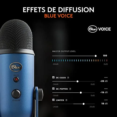 Blue Microphones Yeti Bleu Nuit - vue 3