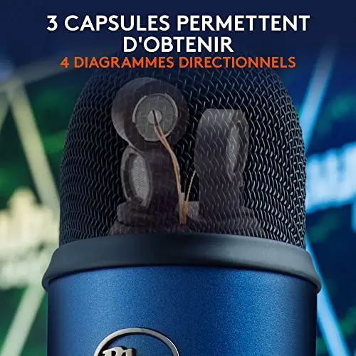 Blue Microphones Yeti Bleu Nuit - vue 5