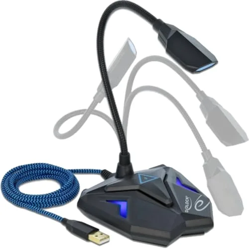 Delock Microphone de jeu USB noir - vue 3