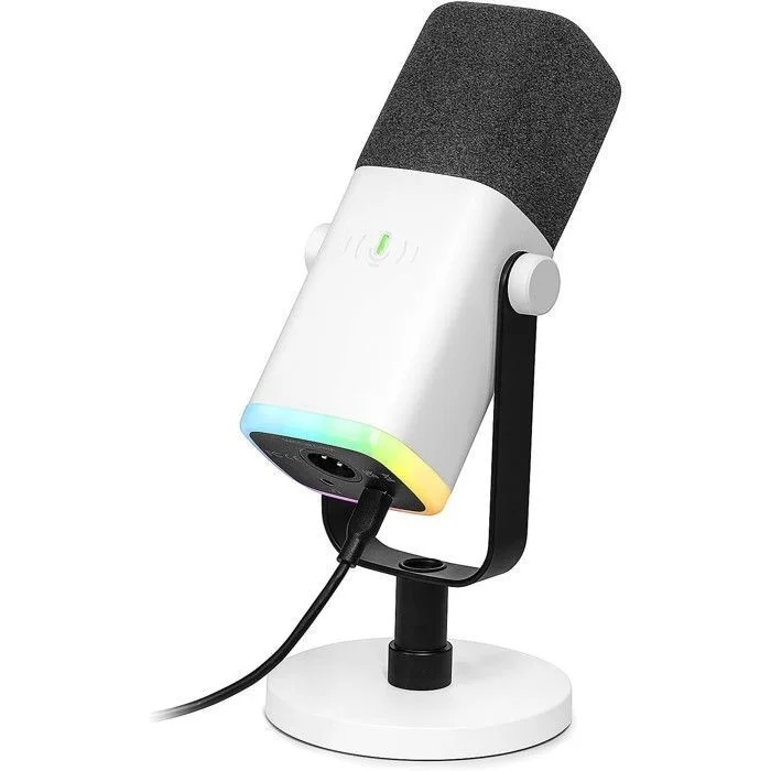 FIFINE AM8 Micro USB/XLR Dynamique RGB Cardioïde