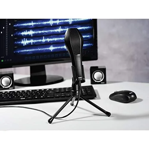 Hama MIC-USB Stream Microphone PC Noir - vue 3