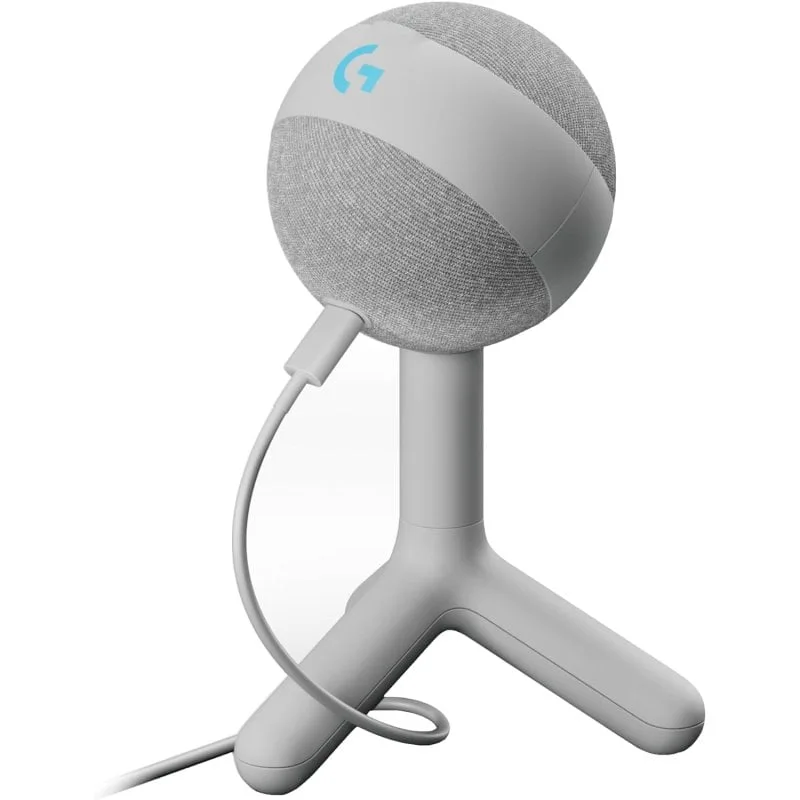 Micro Logitech G Yeti Orb Blanc