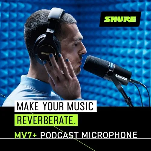 Microphone dynamique Shure MV7+ - vue 4