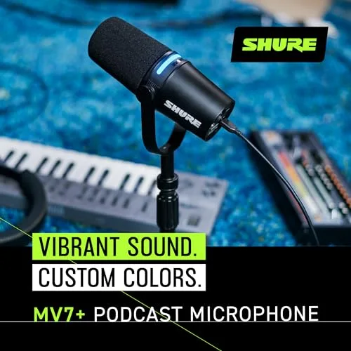 Microphone dynamique Shure MV7+ - vue 6