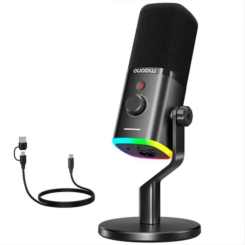 Microphone Maono PD100X USB/XLR RGB - 49,99 EUR et comparatif