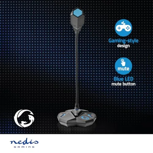Microphone Nedis GMICGU100BK USB - vue 3