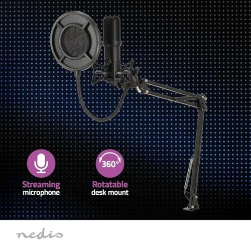 Microphone Nedis GSMIC410BK USB - vue 2