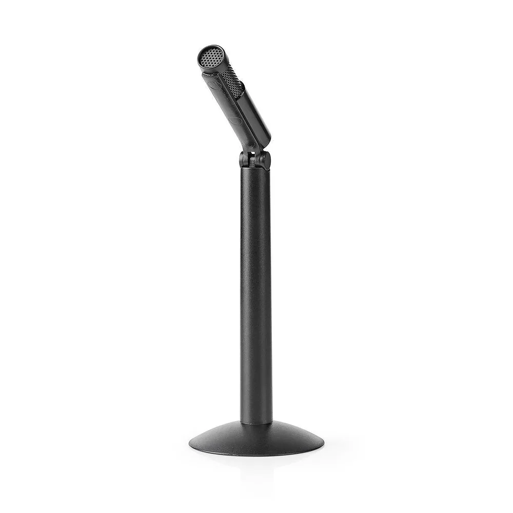 Microphone Nedis MICSJ100BK 3,5 mm omnidirectionnel avec trépied