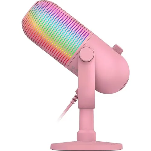 Microphone Razer Seiren V3 Chroma USB Rose - vue 9