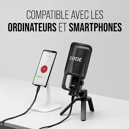 Microphone Rode NT-USB+ USB-C - vue 2